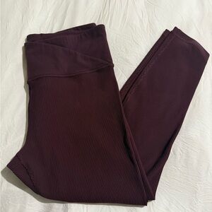 Athleta Elation Crossover Rib 7/8 Leggings
